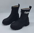 Buffalo Aspha Rain Zip Ankle-Boots Gr. 37 Schwarz