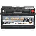 Versorgungsbatterie AGM 140Ah 12V GoldMax Bootsbatterie Solar Batterie GEL 120Ah