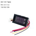 DC 100V 10A Voltmeter Amperemeter Blau&Rot LED Doppelt Digital Volt Amp Meter,DE