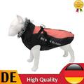 SOBW Hundemantel Winter-Wasserdichter Hundeweste Jacke mit abnehmbarem Traktions