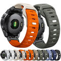 Für Garmin Fenix 3HR 5 5X Plus 6 6X 7 7X Solar Epix Pro Quickfit Silikon Armband