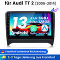 Für Audi TT 8J 2006-2014 6+128GB Autoradio Android 13 Carplay GPS NAVI BT 4G Net