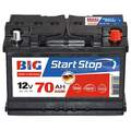 Autobatterie Start-Stop 12V 70Ah 800A BIG AGM Batterie Automatik statt 68Ah 65Ah