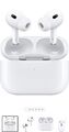 Apple AirPods Pro 2. Generation mit MagSafe Kabellosem Ladecase - Weiß