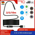 2-10M USB Endoskop Kamera LED HD Inspektion Wasserdicht IP67 PC Android Handy