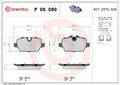 BREMBO Bremsbelagsatz, Scheibenbremse P 06 080 für MINI