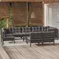 Garten Lounge Set Gartenmöbel Sofa Sitzgruppe 9-tlg. Kiefer Massivholz vidaXL