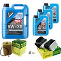 MANN Inspektionspaket 8 L LIQUI MOLY Longtime High Tech 5W-30 für Mercedes