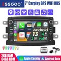 Für Dacia Duster Sandero Lodgy Renault 64G Autoradio Android 13 GPS Navi WIFI BT