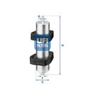 Kraftstofffilter Filtereinsatz 31.920.00 UFI für AUDI A4 B8 A4 B8 Avant A4 B9 A5