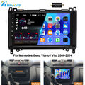 DAB+ Android 13 Autoradio GPS 2G+32G Für Mercedes Benz W639 Viano Vito 2006-2014