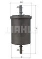 Kraftstofffilter Leitungsfilter KL 416/1 MAHLE für DACIA NISSAN RENAULT INFINITI