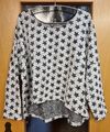 Damen Pullover mit Sternen, Gr. 48, mit Glitzer Effektgarn, NEU