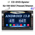 Android 13 Autoradio GPS Navi Für VW Polo 9N Golf Jetta MK4 Passat DVD CD 4+64GB