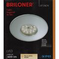 Briloner LED Einbauleuchte in Chrom als Set | IP65 400lm 5W 3000K