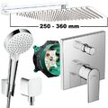 Hansgrohe Duscharmatur Unterputz Vernis Regendusche [Größe S/L/XXL] Set Ibox