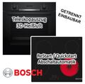 Herdset Bosch Backofen EcoClean mit Kochfeld Kochstelle Glaskeramik 60 cm autark