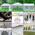 Partyzelt 5x6 - 6x12 m Festzelt Pavillon 100 % Wasserdicht Profi Qualität PVC