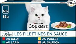 SALE! PURINA GOURMET Perle Exquisite Stripes Cat Food Wet Varieties Mix 60 X 85g