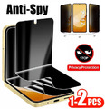 ✅2X Blickschutz Anti-Spy Hydrogel Panzerfolie für Samsung Galaxy Z Flip 6 5 4 3✅