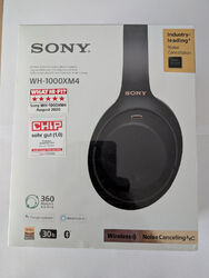 Sony WH-1000XM4 Kabellose ANC Kopfhörer Schwarz NEU & Originalverpackt