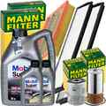 MANN FILTER INSPEKTIONSPAKET+7L MOBIL 10W-40 MOTORÖL für MERCEDES W124 E200