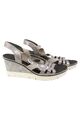 RIEKER Wedges Sandalen Gr. 40 Mehrfarbig Keilabsatz Sommer