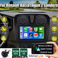 Android 13 Autoradio Apple CarPlay GPS Navi Für Renault Dacia Logan 2 Sandero