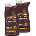 Motoröl Motor Öl MANNOL Legend Extra 0W30 API SN 2x 1 Liter Motorenöl Motoren