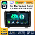 Autoradio Für Mercedes-Benz A/B Klasse/Vito W169 W639 W245 Android 13.0 Navi GPS