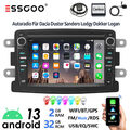 Android 13 Carplay Autoradio GPS RDS Für Dacia Lodgy Duster Dokker Logan Sandero