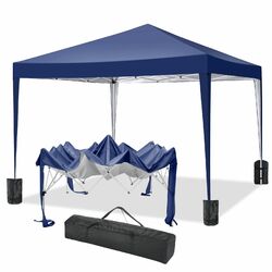 Pavillon 3x3m Wasserdicht Faltpavillon Pop Up Partyzelt Gartenzelt UV Schutz 50+