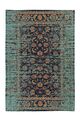 Charme Multi Blau Teppich 80x150cm Orient Stil Esszimmer Wohnzimmer