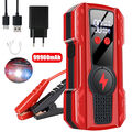 99900mAh Auto KFZ Starthilfe Jump Starter 1000A Ladegerät Booster Power Bank PKW