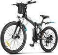 E-Bike 26'' faltbar E-Klapprad Pedelec 250W Elektrofahrrad mit 36V 10,4Ah Akku