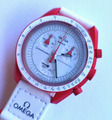 SWATCH+OMEGA X SWATCH+SO33R100 MISSION TO MARS+OHNE/WITHOUT BOX+NEUWARE/NEW