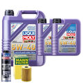 Motoröl 5W40 LIQUI MOLY High Tech 7L +MANN Ölfilter +Spülung