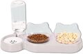 3-in-1 Katze Futternapf und Wassernapf Set, Katzennapf 3er Set,... 