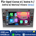 Android 13 Autoradio USB GPS Navi WIFI Für Opel Astra H Corsa C D Vectra C 2+64G