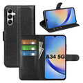 Hülle für Samsung Galaxy A34 5G Handy Tasche Handyhülle Flip Cover Wallet Case