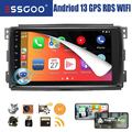 Android 13 CarPlay Autoradio GPS Navi WIFI RDS BT Für Smart Fortwo 451 2005-2010