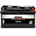 BERGA Autobatterie Start Stop AGM 12V 95Ah Starterbatterie ersetzt 92Ah 90Ah