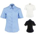 KUSTOM KIT Bluse Hemd Kurzarm Damen Bügelleicht Übergröße bis 7XL KK742F NEU