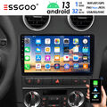 9" 32G Android 13 Für Audi A3 S3 RS3 8V 8P Autoradio Apple Carplay Navi WIFI RDS