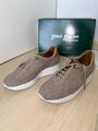 NEU Paul Green Sneaker Stoff Leder Plateau Beige Gr. 36,5