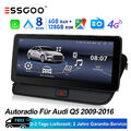 Autoradio CarPlay 8-Core 128G Für Audi Q5 Multimedia 2009-2016 10.25'' Android13