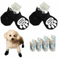 4stk Anti-Rutsch Socken für Klein Hunde und Katzen Pfotenschutz Hundesocken M3F1