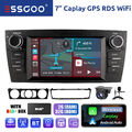 32G Android 13 DAB+ Carplay Autoradio GPS NAV Wifi Kamera Für BMW 3er E90 91 E92