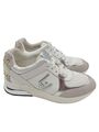 LIU JO Schnürsneaker Damen Gr. DE 38 weiß-hellgrau-silberfarben Casual-Look