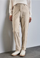 Street One | Chino mit Knopfdetail | Farbe: honey sand mel. 16240, 378676